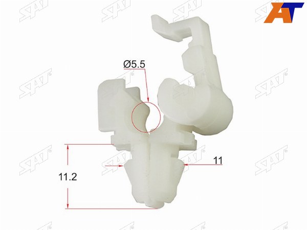 Клипса тяги дверного замка FORDMAZDA (1 шт.)