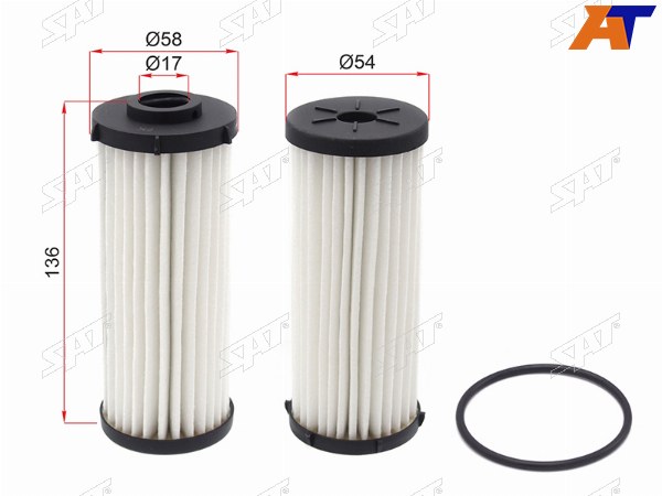 Фильтр АКПП-7 AUDI A3S3R8 13-15Q3 12-15VW GOLF 13-15TIGUAN 08-15TRANSPORTER 10-15