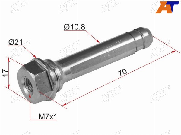 Направляющая суппорта FR TOYOTA  MARK II 90100, RAV4 SXA1 94-