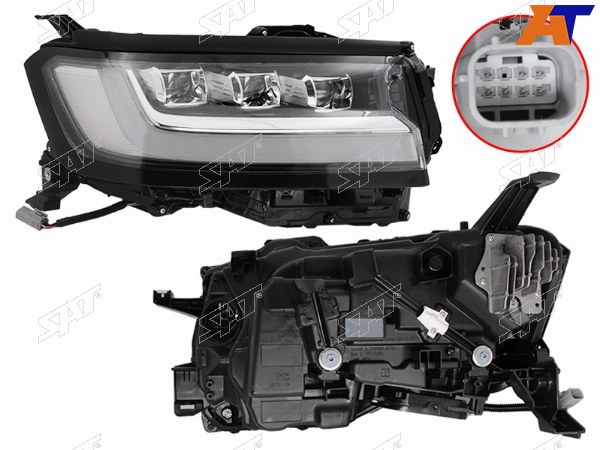 Фара TOYOTA LAND CRUISER 300 21- RH LED