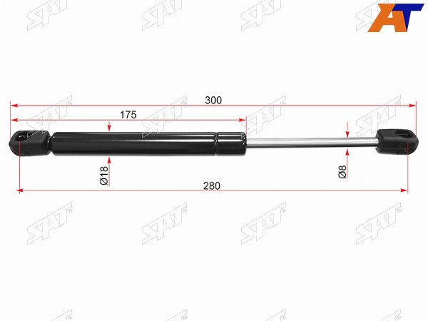 Амортизатор крышки багажника VOLKSWAGEN PASSAT 00-05