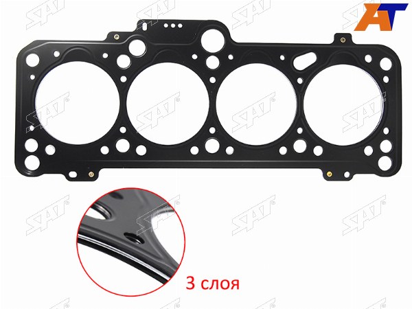 Прокладка ГБЦ 1,9D AUDI 80 89-94VW CaddyGolfPassatTransporter 90-95