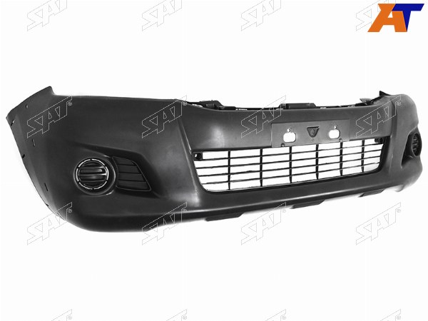 Бампер передний TOYOTA HILUX VIGO 11-15 с решёткой, под расширители