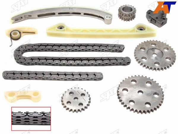 Комплект цепи ГРМ MAZDA L3 2,3 356TRIBUTE 04-FORD MAVERICK 04-MONDEOS-MAX 07- (L=138)