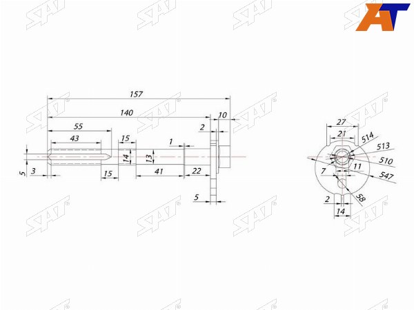Эксцентрик нижнего рычага TOYOTA FJ CRUISERFORTUNERSURFLAND CRUISER PRADOLEXUS GX470 02-