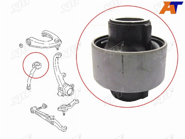 Сайлентблок (вертикальный) продольногорычага TOYOTA ALTEZZACHASERCRESTACROWNMARKBLITPROGRE