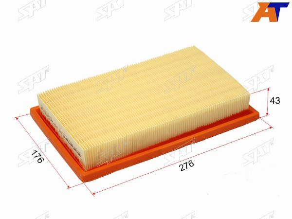 Фильтр воздушный MERCEDES C-CLASS W205 14-E-CLASS W213 16-GLC-CLASS W253 2.0 16-