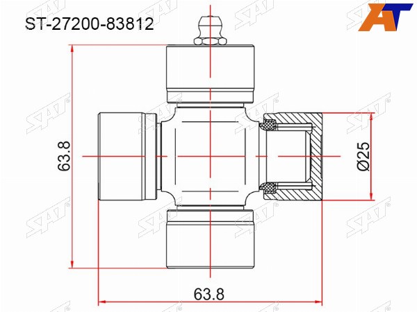 Крестовина SUZUKI GRAND VITARA 98-06VITARA 89-98