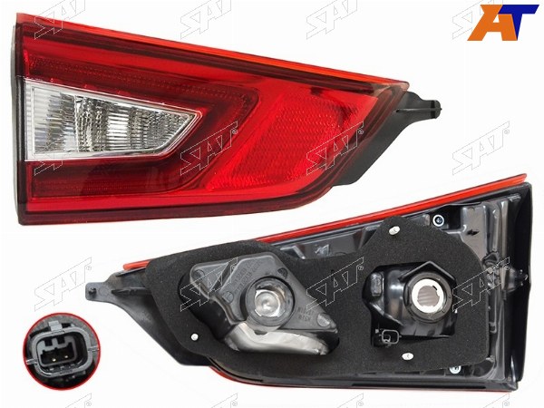 Фонарь в крышку багажника NISSAN QASHQAI 14-19 LH