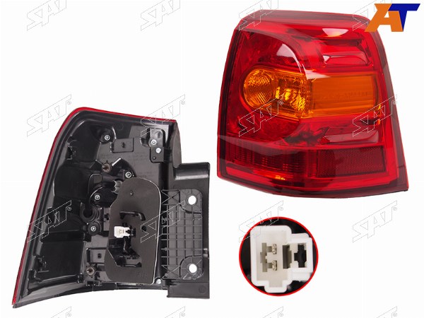 Фонарь задний TOYOTA LAND CRUISER 200 12-15 RH