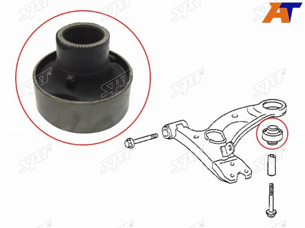 Сайлентблок RR (вертикальный) переднего нижнего рычага TOYOTA CALDINACARINACORONA 4WD 92-01