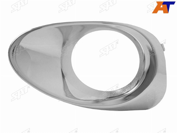 Оправа ПТФ LEXUS RX270RX350RX450H 12-15 LH хром ободок
