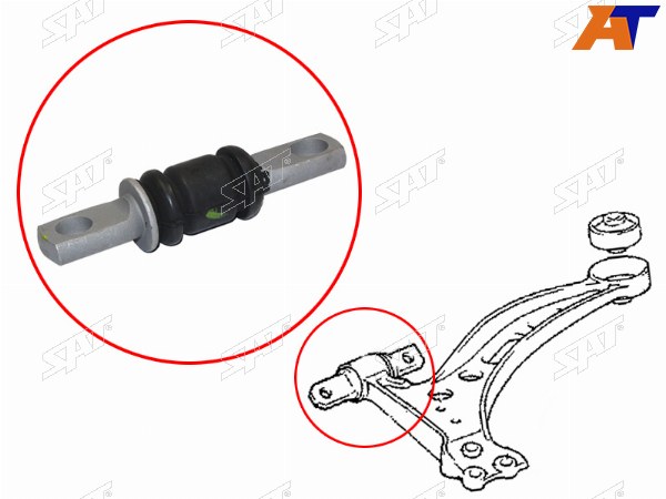 Сайлентблок передний FR нижнего рычага TOYOTA AVALONCAMRYHARRIERMARK2WINDOMLEXUS ESRX300 91-03