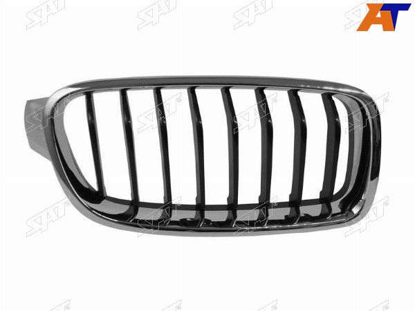 Решетка радиатора BMW 3-SERIES F30 12-18 RH хромчерная SPORT