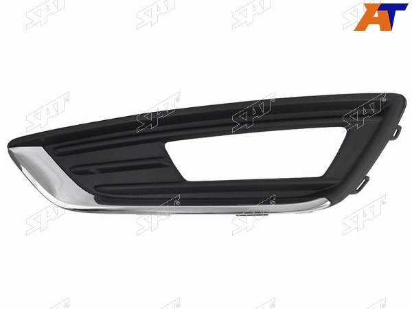 Оправа ПТФ FORD FOCUS III 15-19 LH с хром молдингом