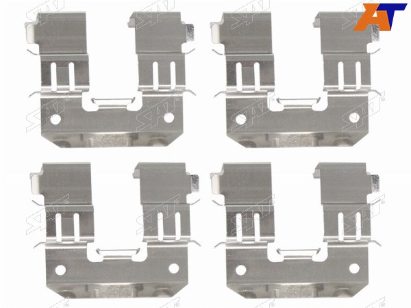 Комплект монтажный тормозных колодок RR SUBARU IMPREZA 07-14 FORESTER 07-LEGACY 03-