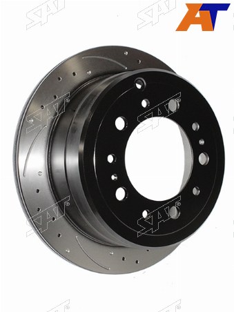 Комплект дисков тормозных зад перфорированные TOYOTA LAND CRUISER 100 98-