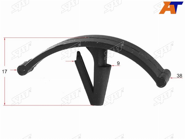 Клипса решетки капота FORDCHRYSLER (1 шт.)