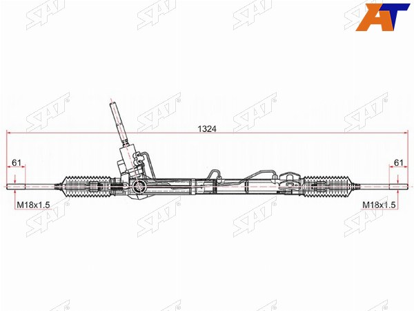 Рейка рулевая FORD MONDEO IV 07-14