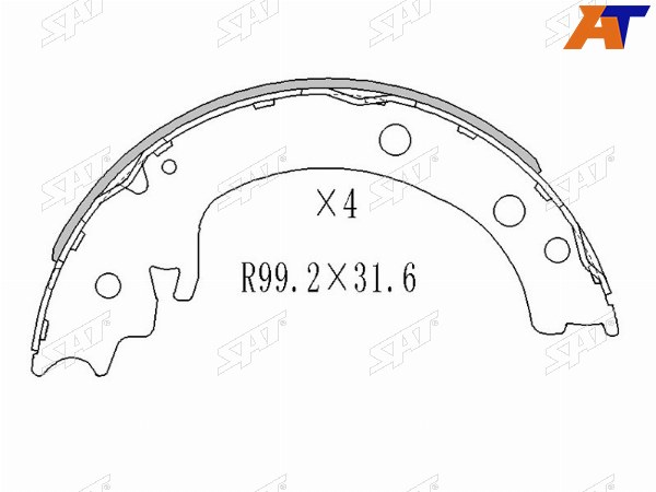 Колодки тормозные зад SUZUKI GRAND VITARA 05-