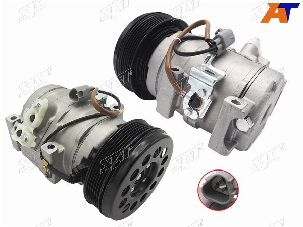 Компрессор кондиционера Toyota Harrier (XU30) 03-13  Lexus RX300 03-06  RX330 03-06  RX350 06-09