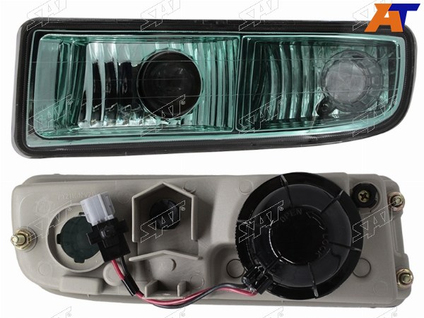 Фара противотуманная LEXUS LX470 98-07 LH зеленый оттенок