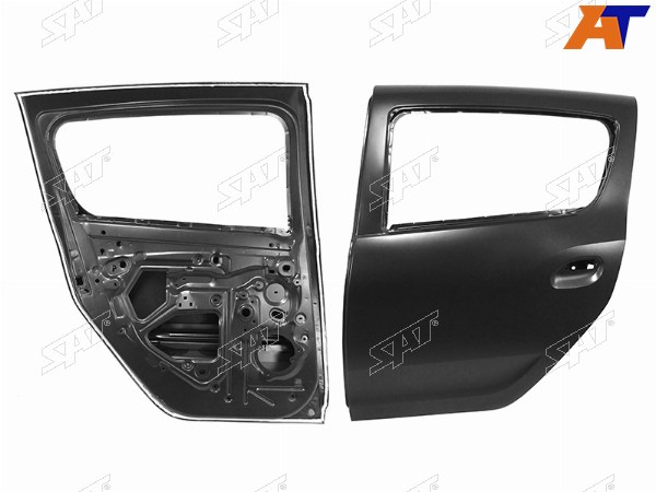 Дверь задняя RENAULT SANDEROSANDERO STEPWAY 14- LH