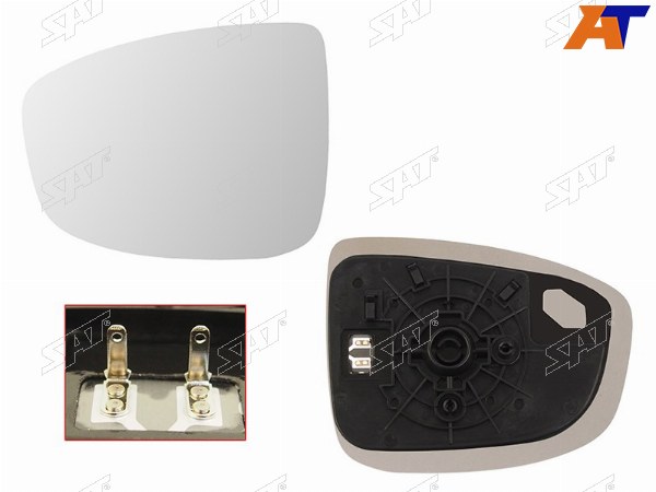 Полотно зеркала MAZDA CX-5 12-14 LH с обогревом