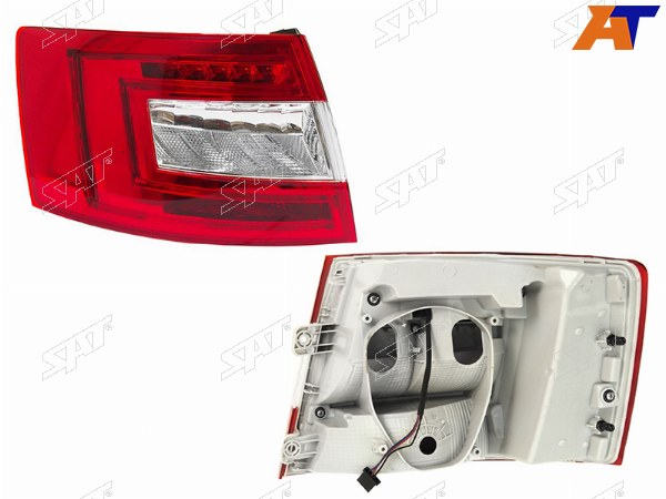 Фонарь задний SKODA OCTAVIA 13-17 LH диодный