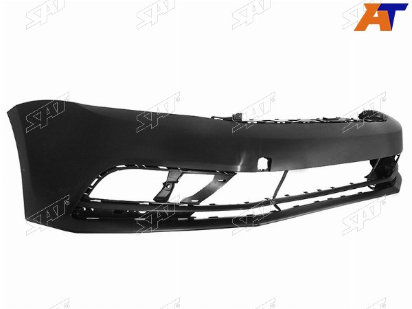 Бампер передний Volkswagen Jetta 14-19 (С отверстием под крюк)