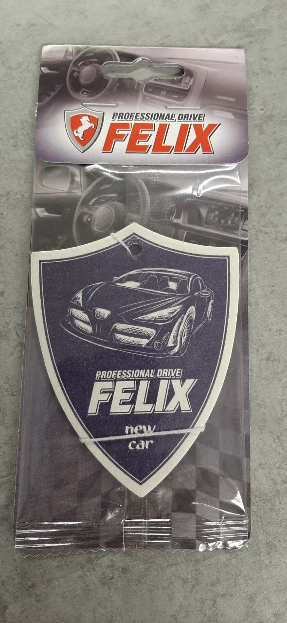 FELIX 411040032 Ароматизатор бумажный Салон нового авто 25г