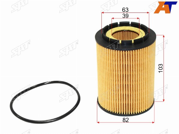 Фильтр масляный (картридж) VW TOUAREG 3.23.6 03-11AUDI Q7 3.6 05-15PORSCHE CAYENNE 3.23.6 02-10