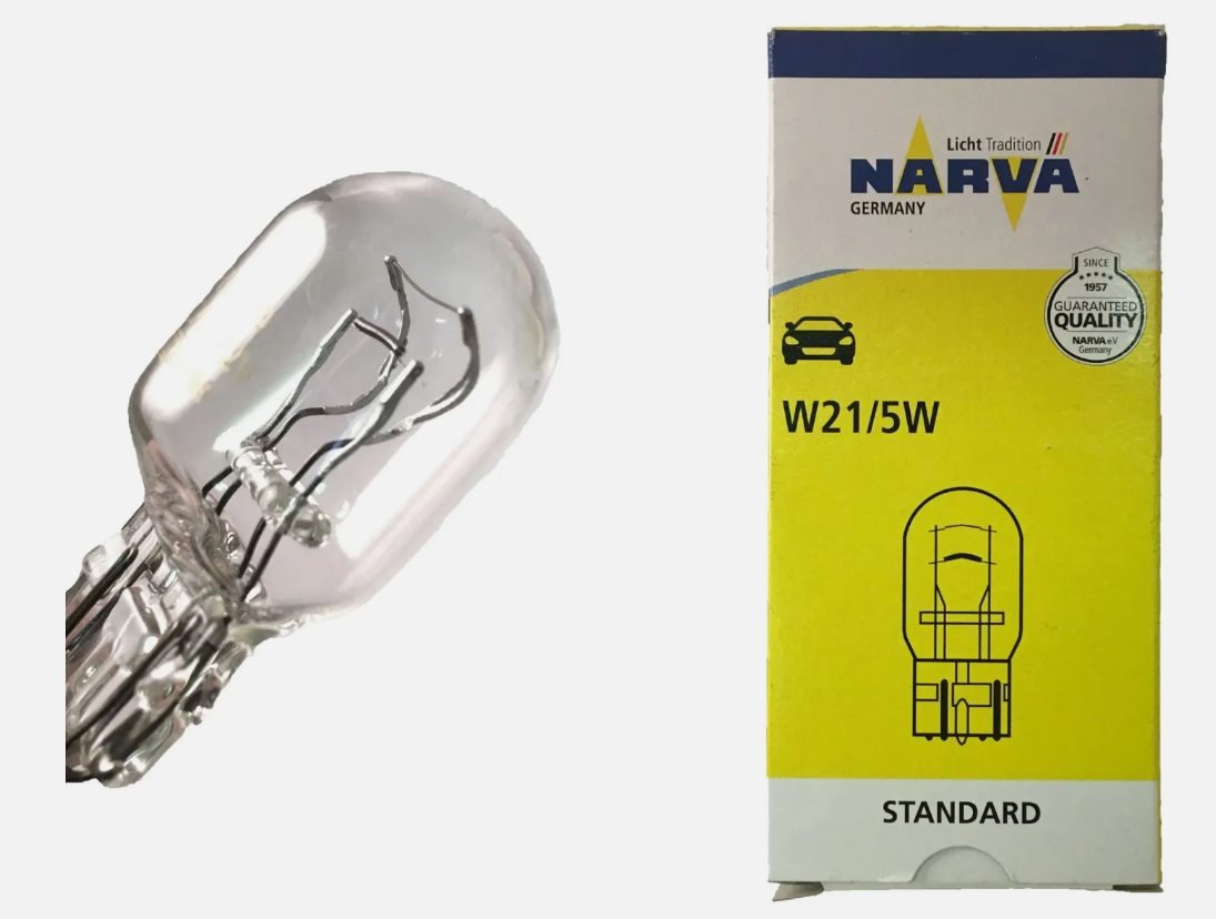 Лампа NARVA 17919 W21/5W (W3*16q) 12V