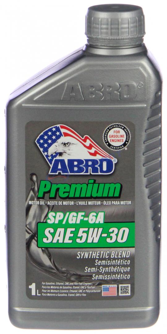 Масло моторное ABRO 5W30 (SP) 1л псинт. (MO-SB-5-30-SP-1L) (США)