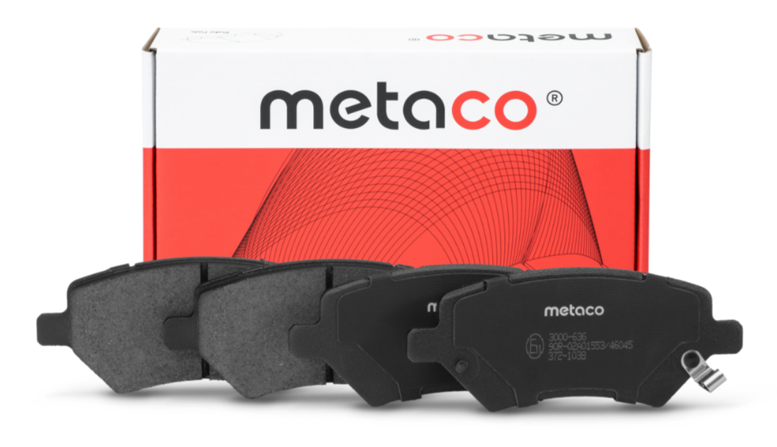 METACO 3000636 Колодки тормозные передние к-кт TIGGO 4 (T17)