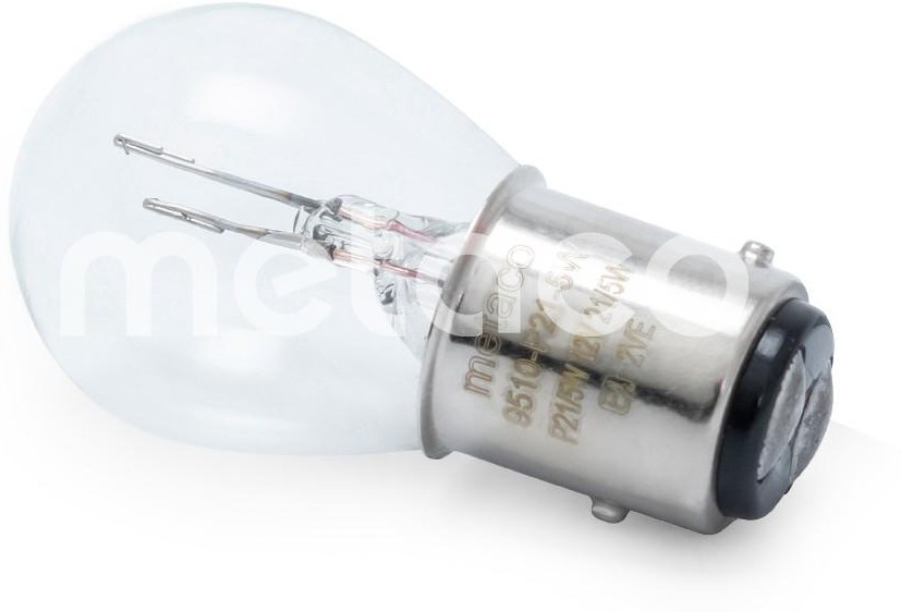 METACO 9510P215W Лампа P21/5W BAY15D Смещенные фиксаторы BAY15d