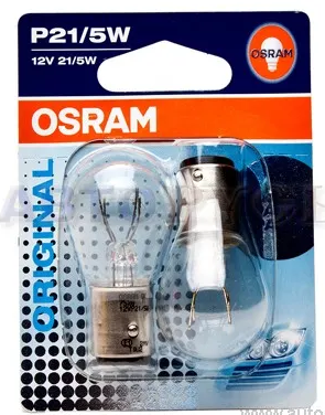 OSRAM 752802B 12V P21/5W Лампа стандарт 2шт. в блистере
