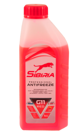 SIBIRIA 805585 Антифриз готовый красный G11 -40С 1кг