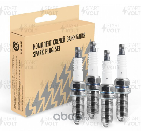 STARTVOLT VSP0047 (vsp-2001) Комплект свечей зажигания для автомобилей Citroen  Peugeot 307 4 штуки