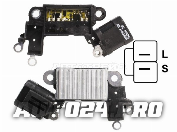 Реле-регулятор напряжения генератора NISSAN MURANO 04-08/TEANA 03-13/X-TRAIL 01-14(HITACHI)(из 2-ух