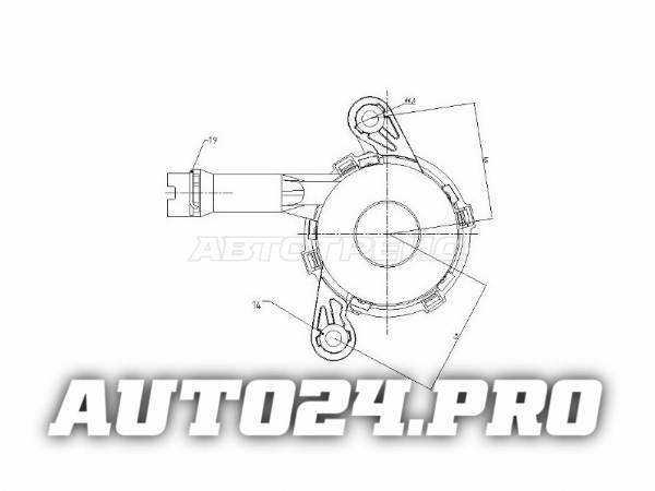 Выжимная муфта сцепления MMC ASX/ECLIPSE/LANCER X/OUTLANDER/RVR 1,8/2,0L