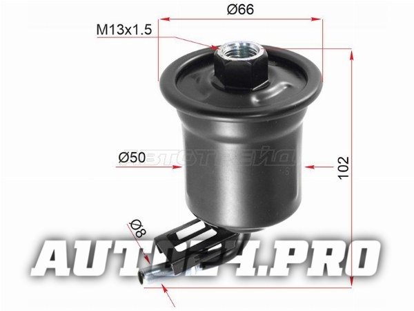 Фильтр топливный TOYOTA CAMRY GRACIA 2MZ SXV2# 98-01 /MARK II QUALIS ##V2# 97-01/WINDOM MCV20 96-01/