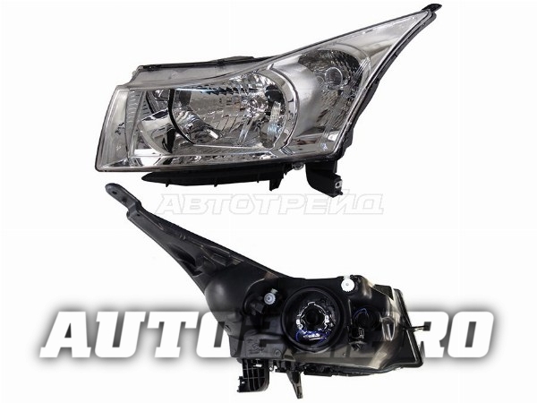 Фара CHEVROLET CRUZE 09-16 LH мех.корректор, хром