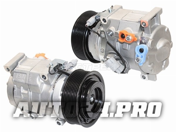 Компрессор кондиционера Toyota Land Cruiser (J200) 07-21 / Lexus LX450d 15- / LX570 07-