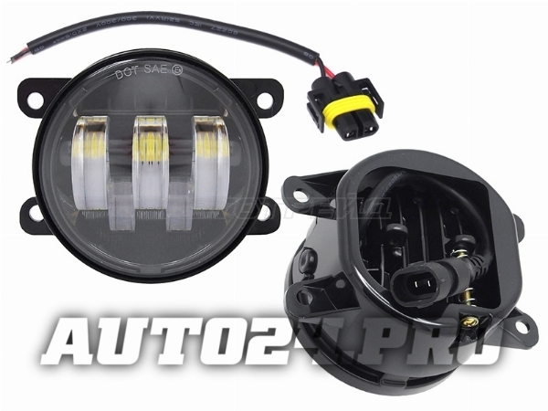 Фара противотуманная 551-2007 LH=RH LED (белый/жёлтый)