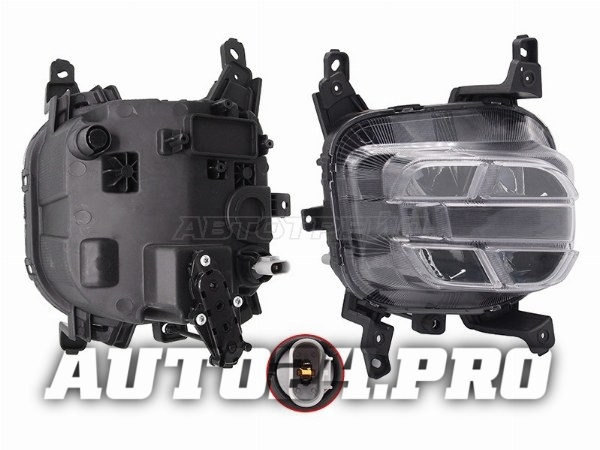 Фара противотуманная KIA SPORTAGE 18-22 RH LED