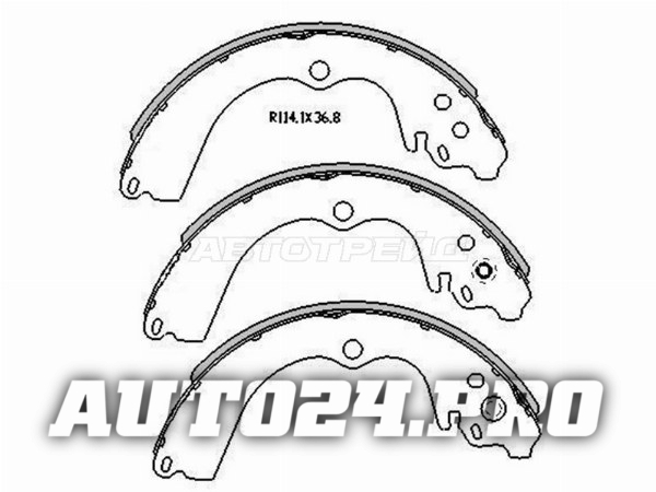 Колодки тормозные зад SUBARU FORESTER SF/SG 97-07/IMPREZA GC/GD 92-07
