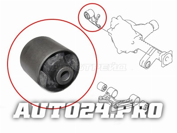 Сайлентблок передней подушки дифференциала  SUZUKI GRAND VITARA/ESCUDO 06-14