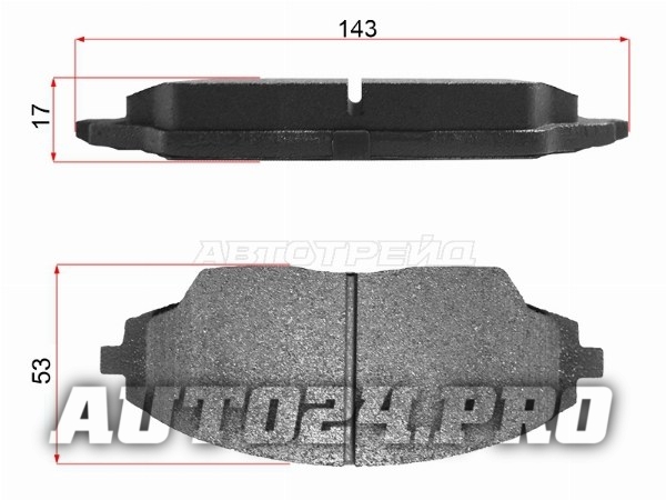 Колодки тормозные перед CHEVROLET AVEO 14-/COBALT 13-