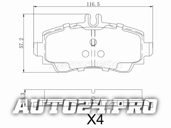 Колодки тормозные перед MERCEDES A-CLASS W168 97-04